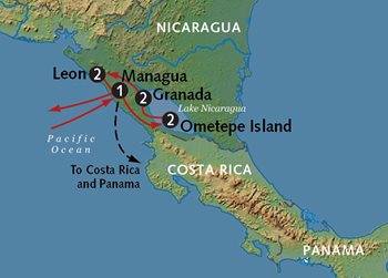 Nicaragua Map