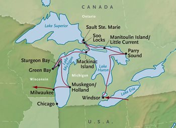 Great Lakes Map