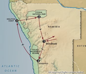 Namibia Map