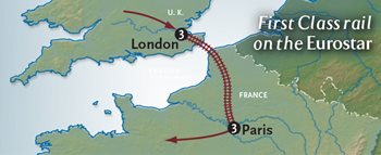 England + France Map