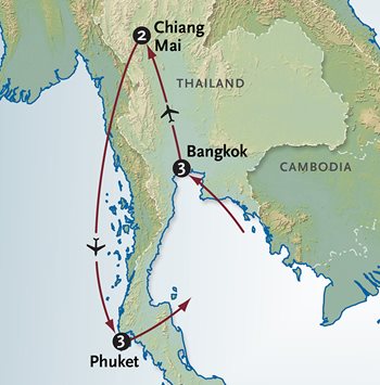 Thailand Map