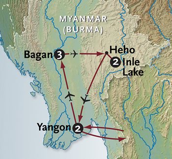 Myanmar Map