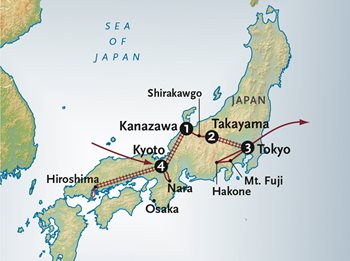 Japan Inland Sea Map