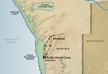 Namibia Map