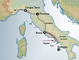 Cinque Terre Italy Map