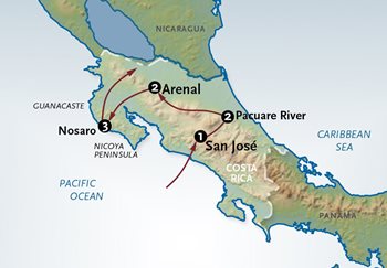 Costa Rica Map