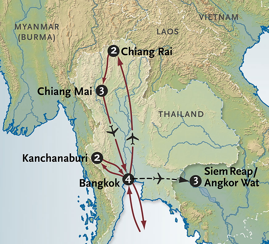 Alexander Roberts Tour Reviews - 25 Hill Tribes Of Thailand MapPic .aspx