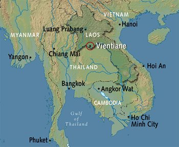 Laos Map