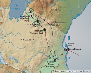 Tanzania Map