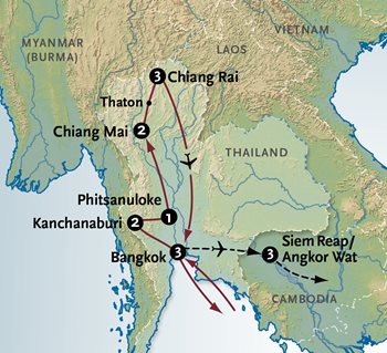 Thailand Map