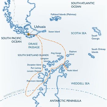 Antarctica Map