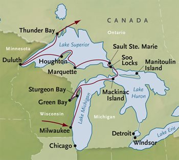 Great Lakes Map