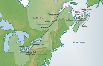 St. Lawrence Seaway Map