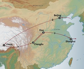 Great Wall of China Map