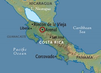 Costa Rica Map