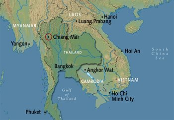 Thailand Map