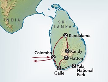 Sri Lanka Map