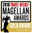 2016 Travel Weekly Magellan Awards - Gold Award 2016 Travel Weekly Magellan Awards