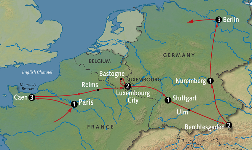 Normandy Escorted Tours Berlin Tour Echoes Of D Day