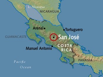 Costa Rica Map