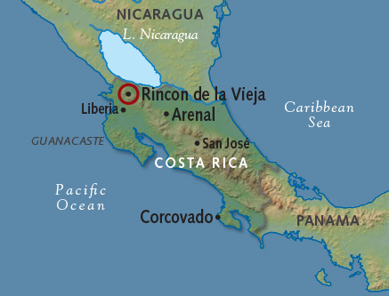 Small Group Tours To Rincon De Le Vieja Rincon De La Vieja MapPic .aspx