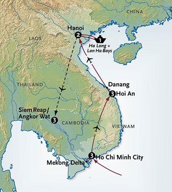 Vietnam Map