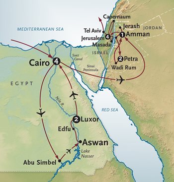 Israel, Jordan and Egypt Nile Jewels - Middle East and Africa