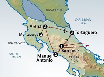 Costa Rica Map